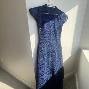 Party blue dress size M